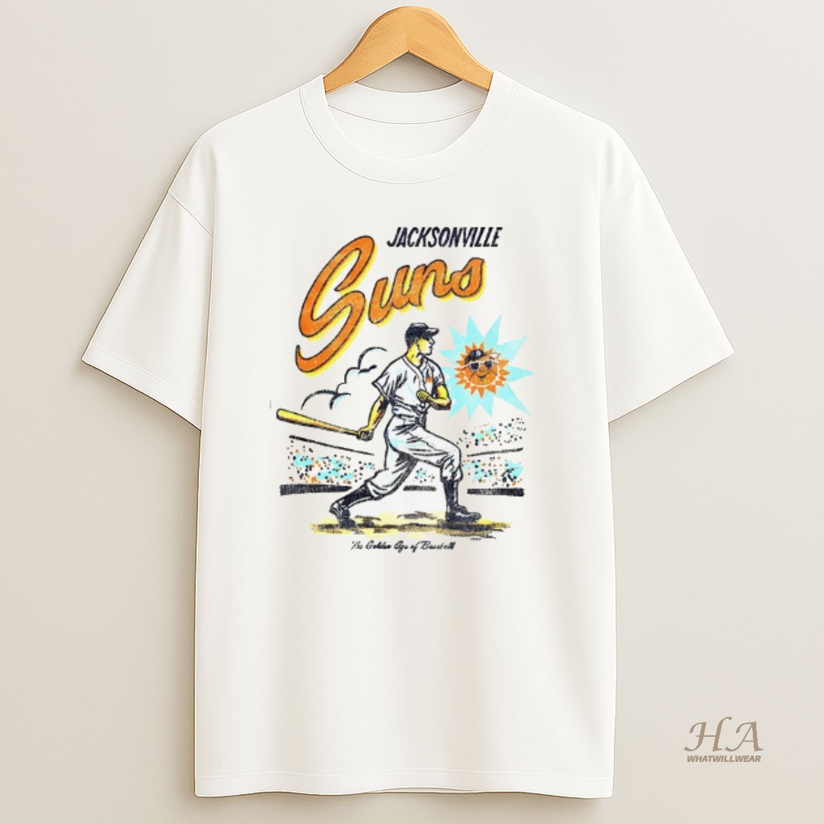 Official Jacksonville Jaguars Suns The Golden Age Of Bound Off T Shirt