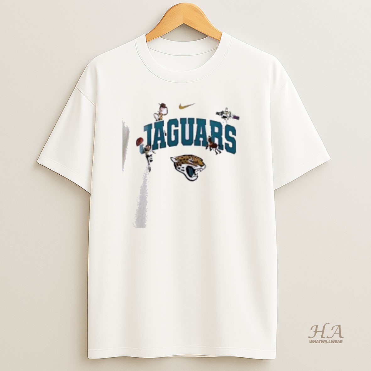 Official Jacksonville Jaguars X Toy Story Meets Football T Shirt