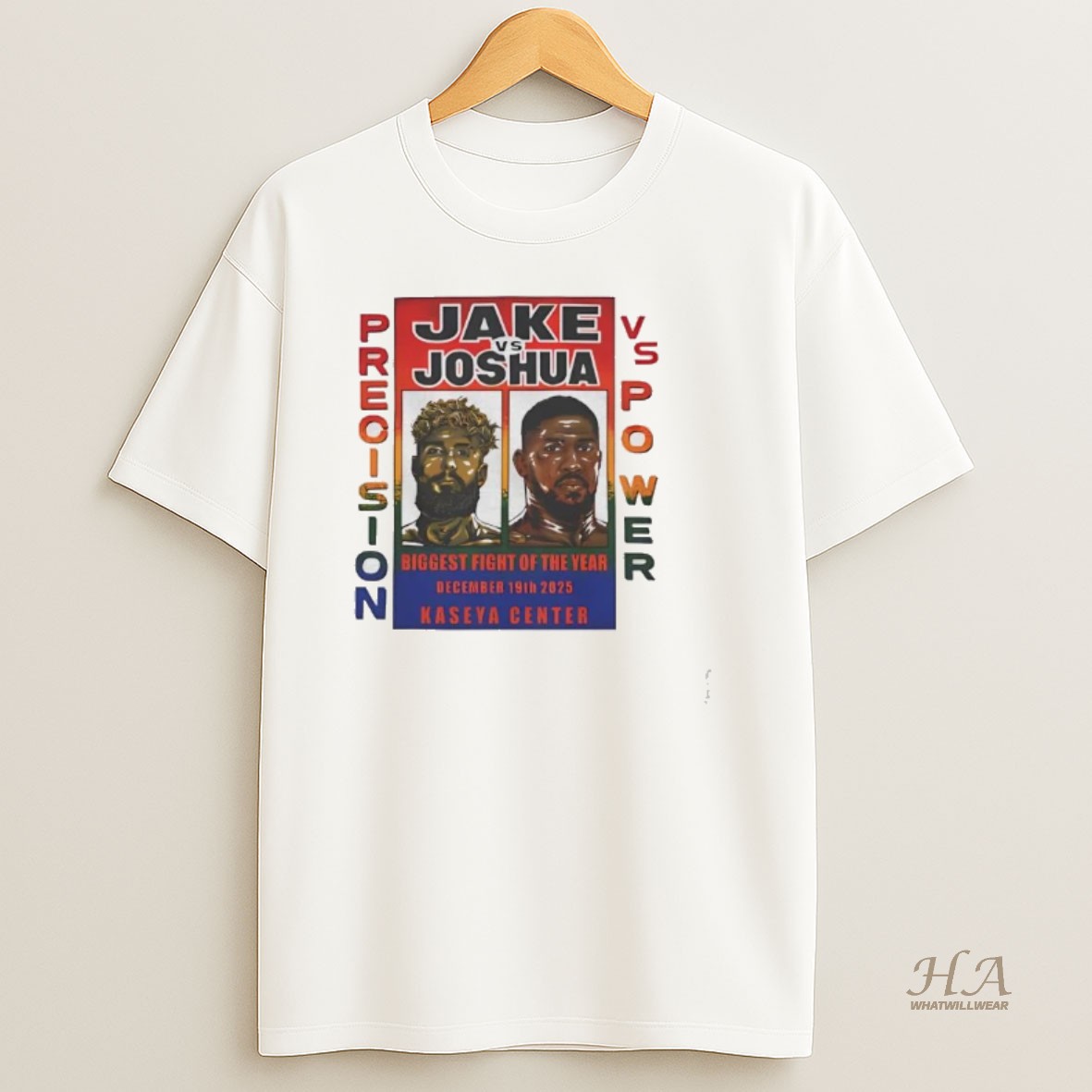 Official Jake Preoision Vs Joshua Power Biggest Fight Of The Year T Shirt