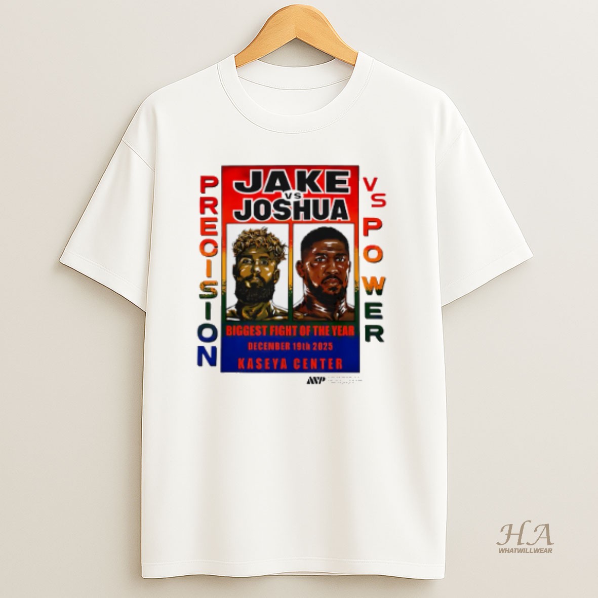 Official Jake Vs Joshua Biggest Fight Of The Year T Shirt