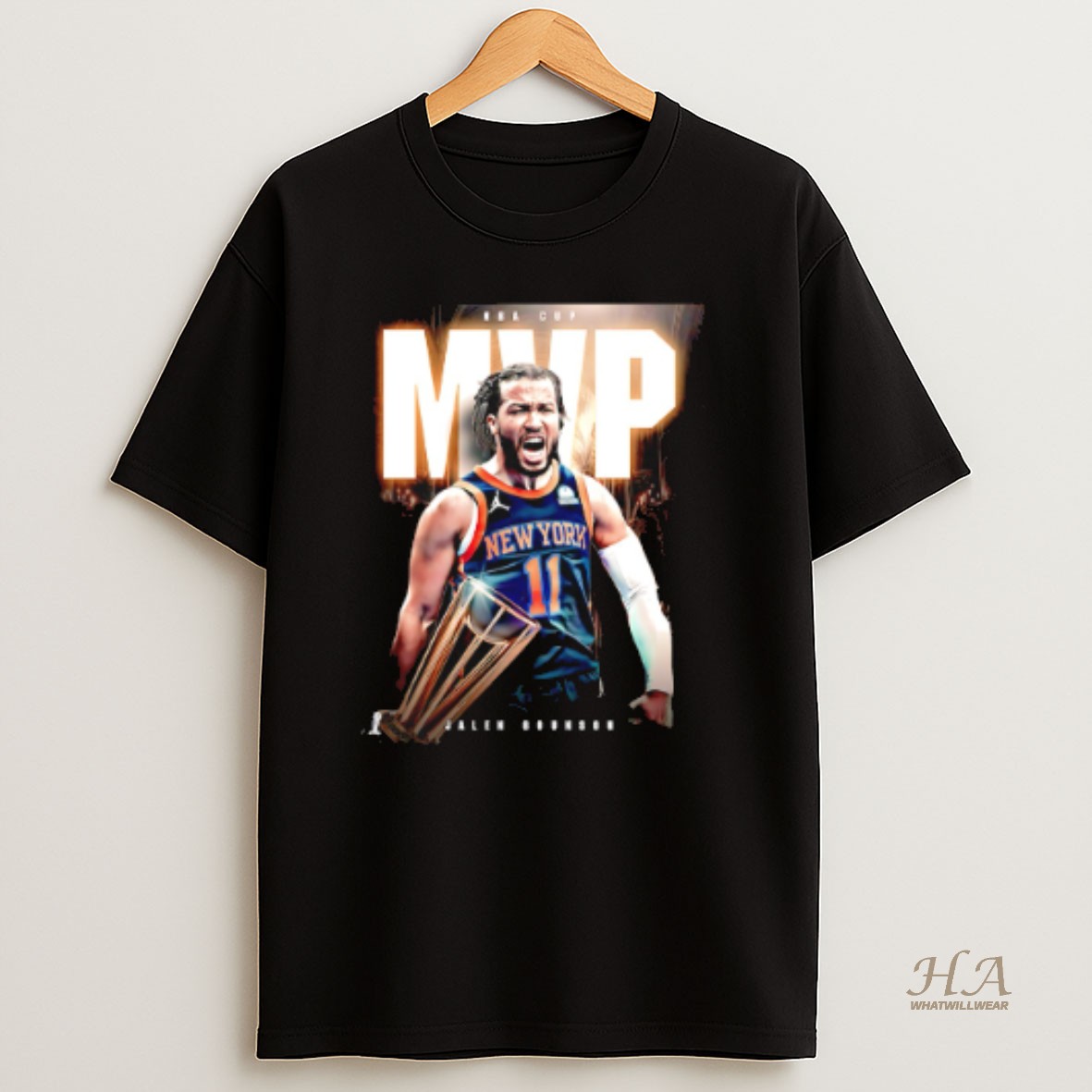 Official Jalen Brunson 2025 Nba Cup Mvp T Shirt