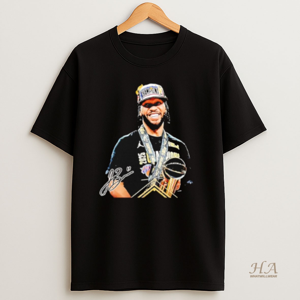 Official Jalen Brunson Ny Knicks 2025 Nba Cup Mvp Signature T Shirt