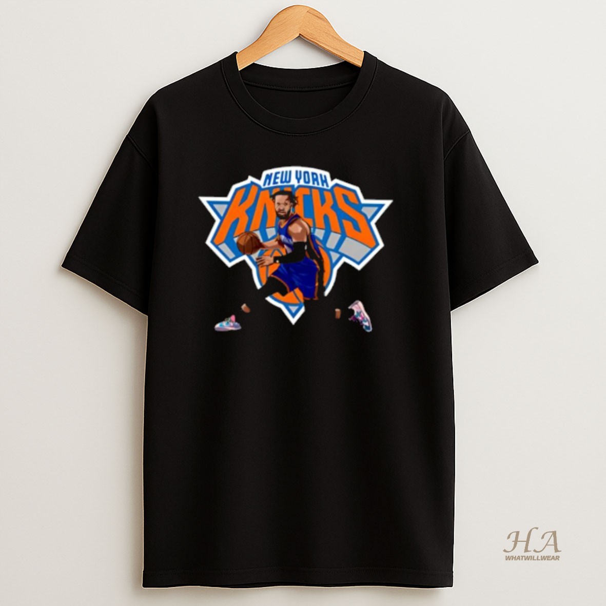 Official Jalen Brunson New York Knicks Logo T Shirt