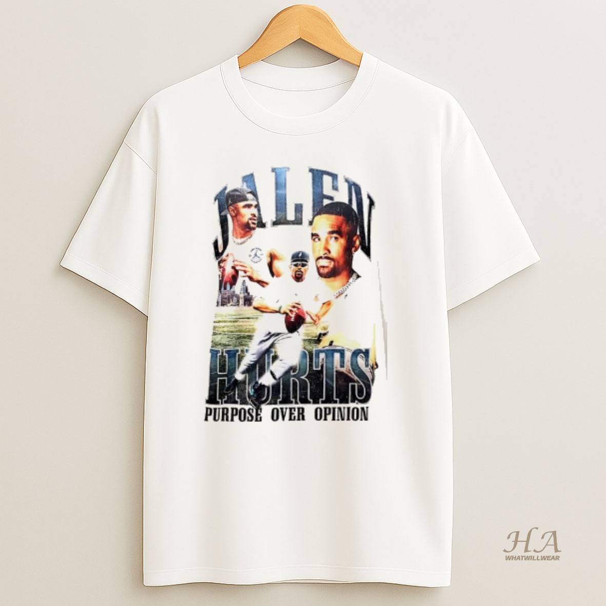 Official Jalen Hurts Purpose Over Opinion Graphic T Shirt