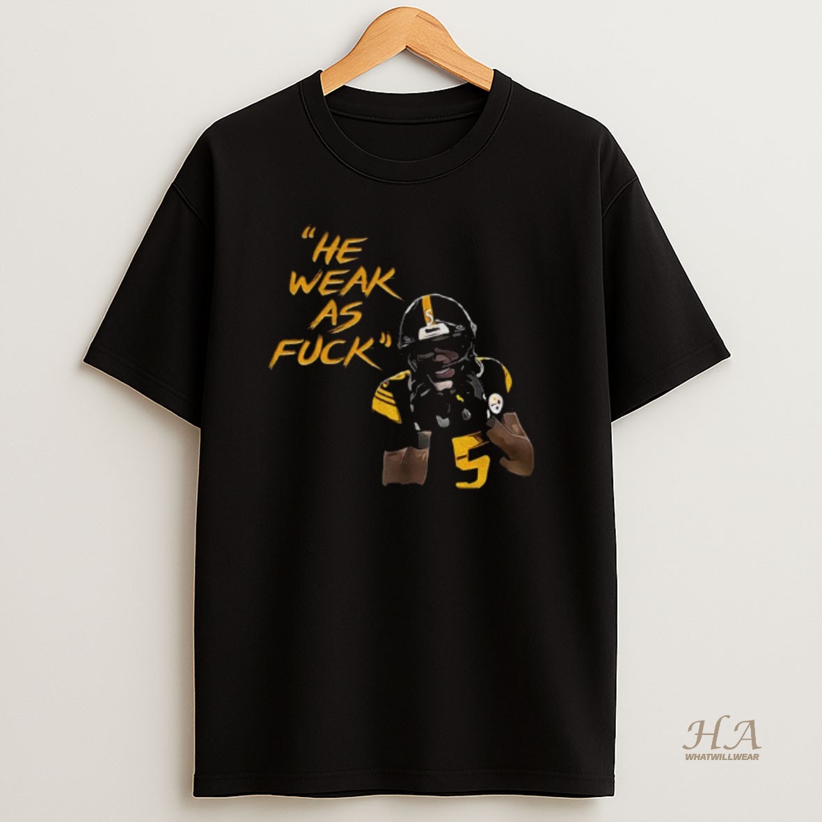 Official Jalen Ramsey Pittsburgh Steelers Nfl Football He Weak As Fuck T Shirt