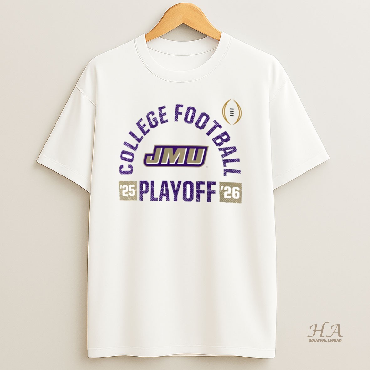 Official James Madison Dukes 2025 2026 College Football Playoff Touchdown Circle Shirt