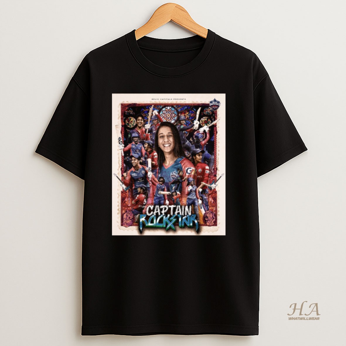 Official Jemimah Rodrigues Captain Rockstar 2026 Womens Premier League T Shirt