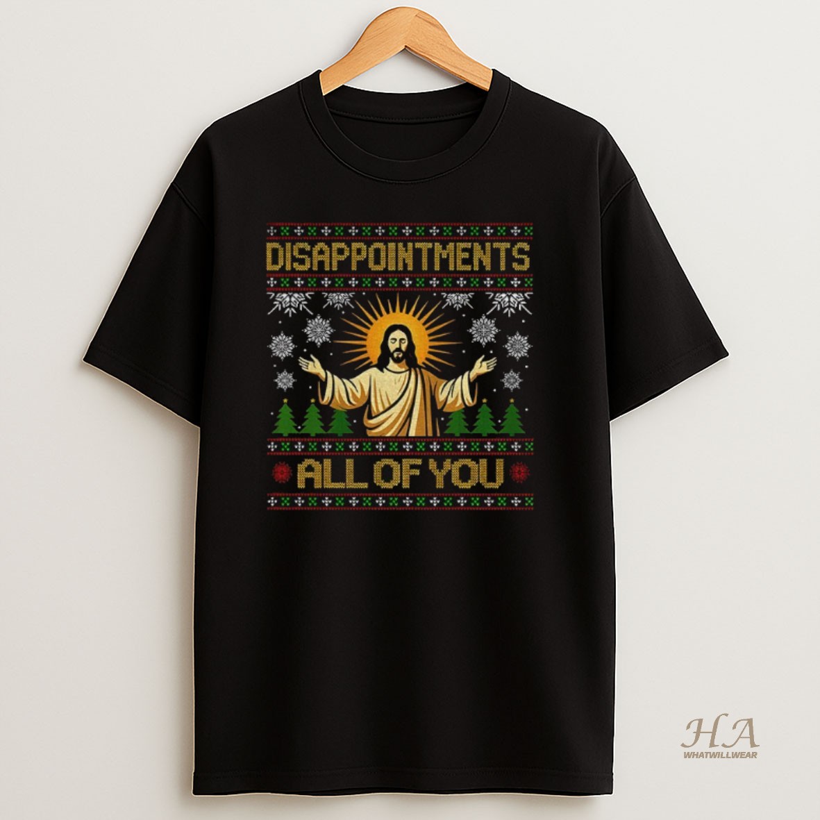 Official Jesus Disappointments All Of You Merry Christmas 2025 Shirt