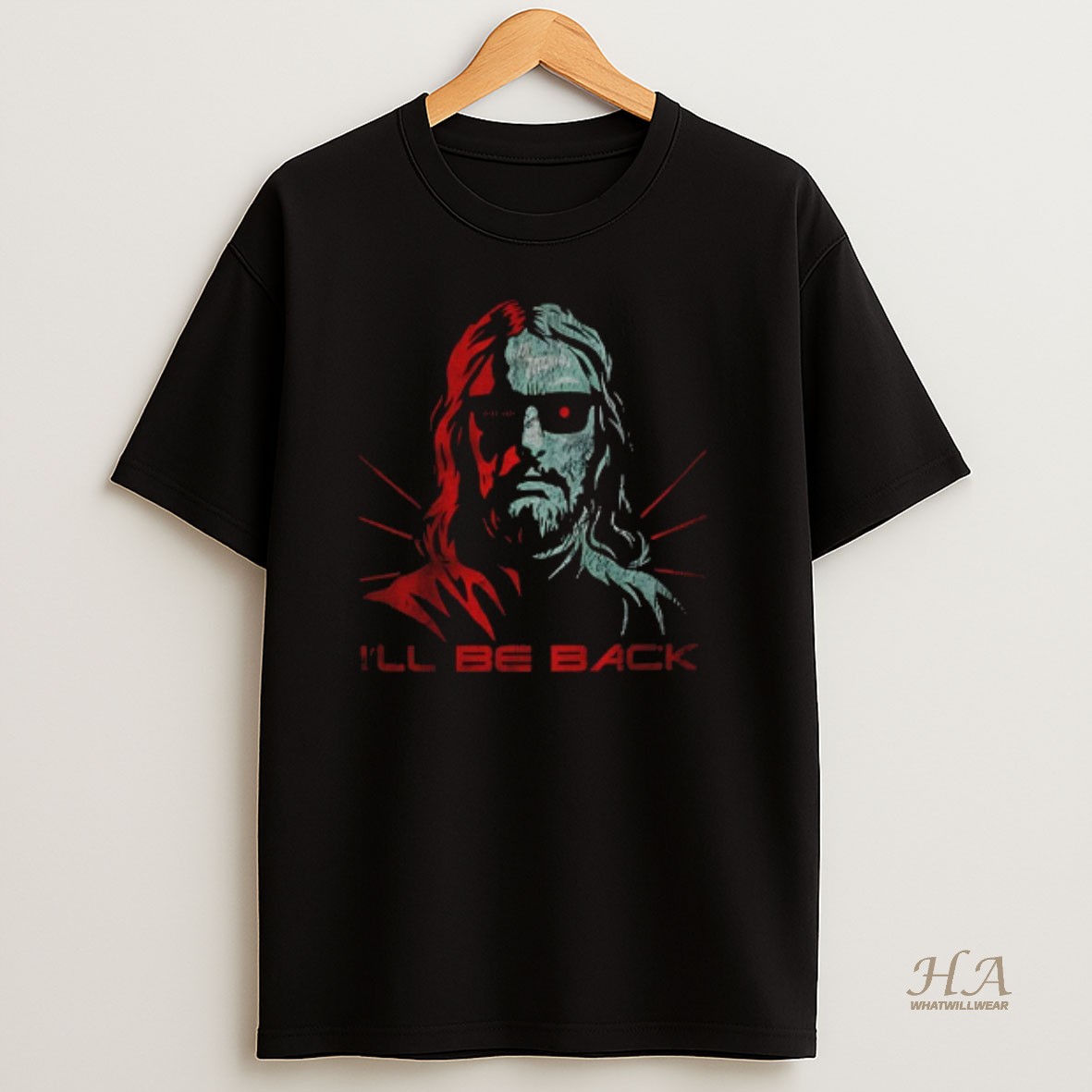 Official Jesus Terminator Ill Be Back T Shirt