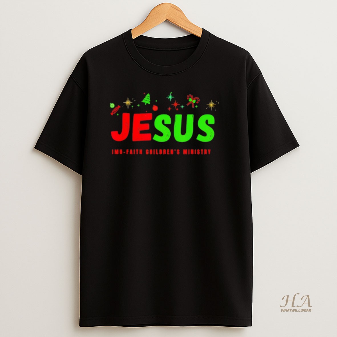 Official Jesus Imu Faith Childrens Ministry T Shirt