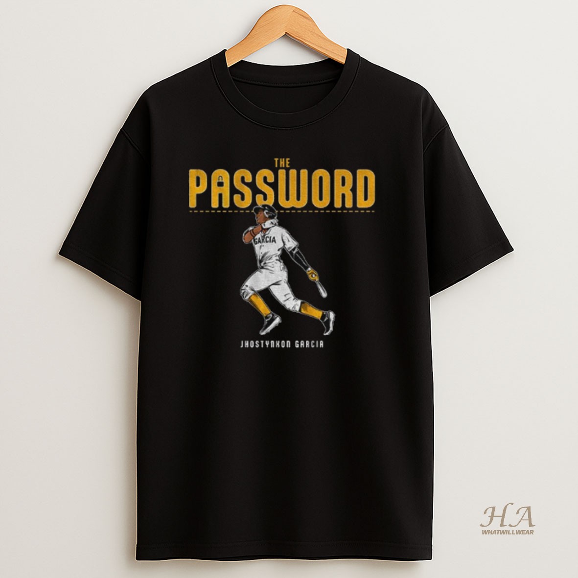 Official Jhostynxon Garcia Pittsburgh Pirates Mlb Baseball The Password T Shirt