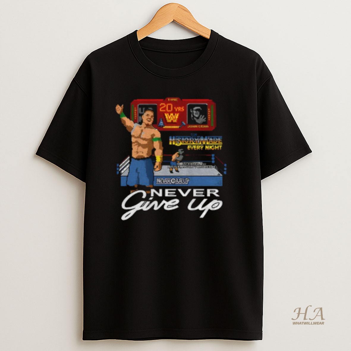 Official John Cena The Last Time Is Now Lets Go Washington Capitals Never Give Up T Shirt