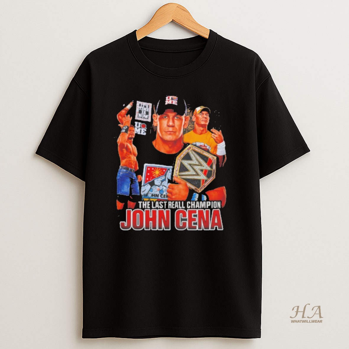 Official John Cena The Last Real Champion T Shirt