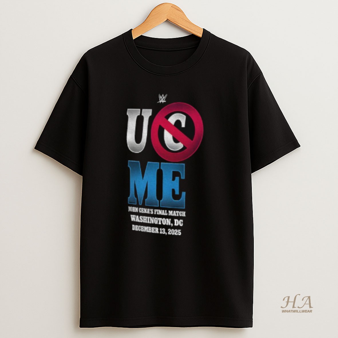 Official John Cenas Final Wwe Match Saturday Night T Shirt