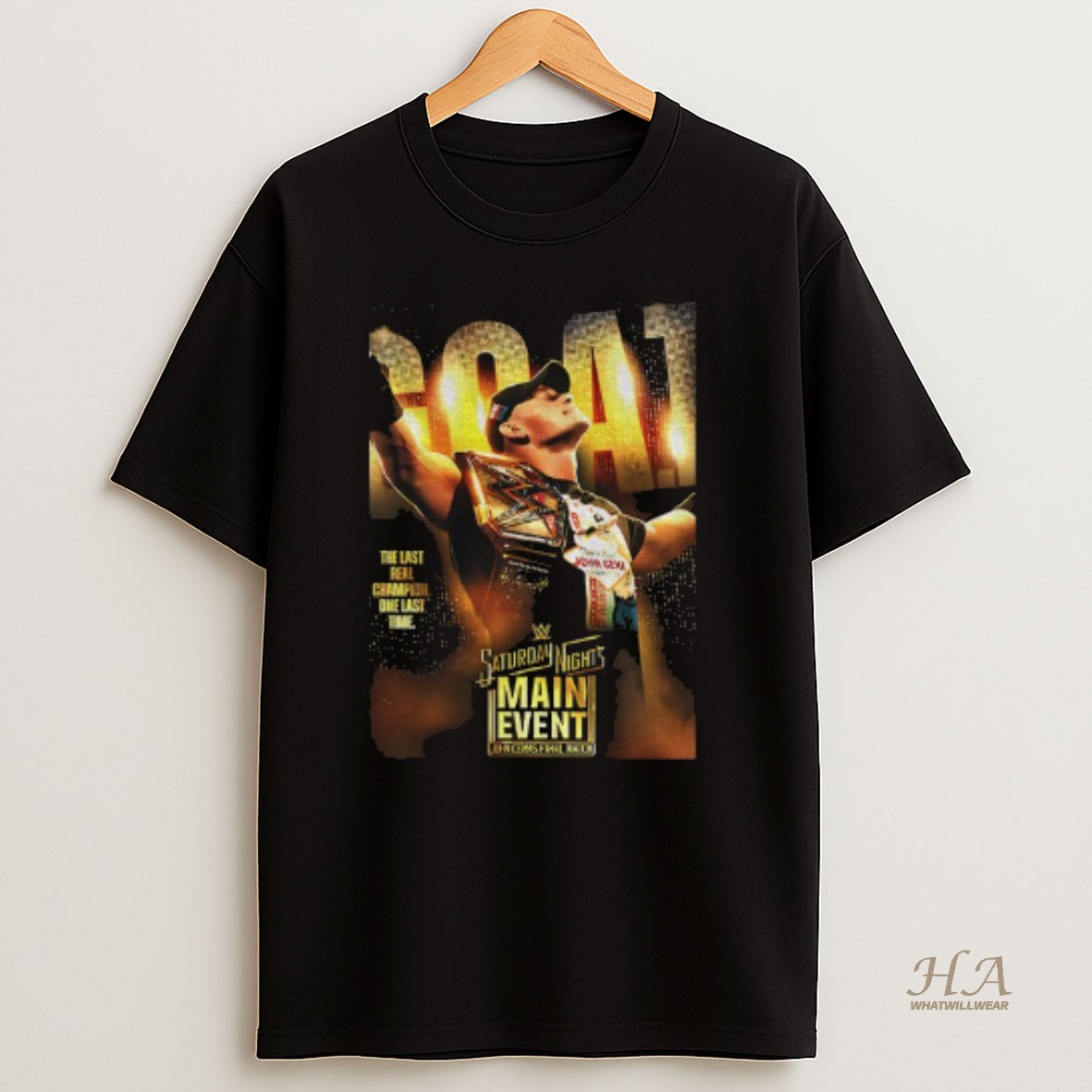 Official John Cenas End Of Era 2001 2025 Signature Thank You For The Memories T Shirt 1