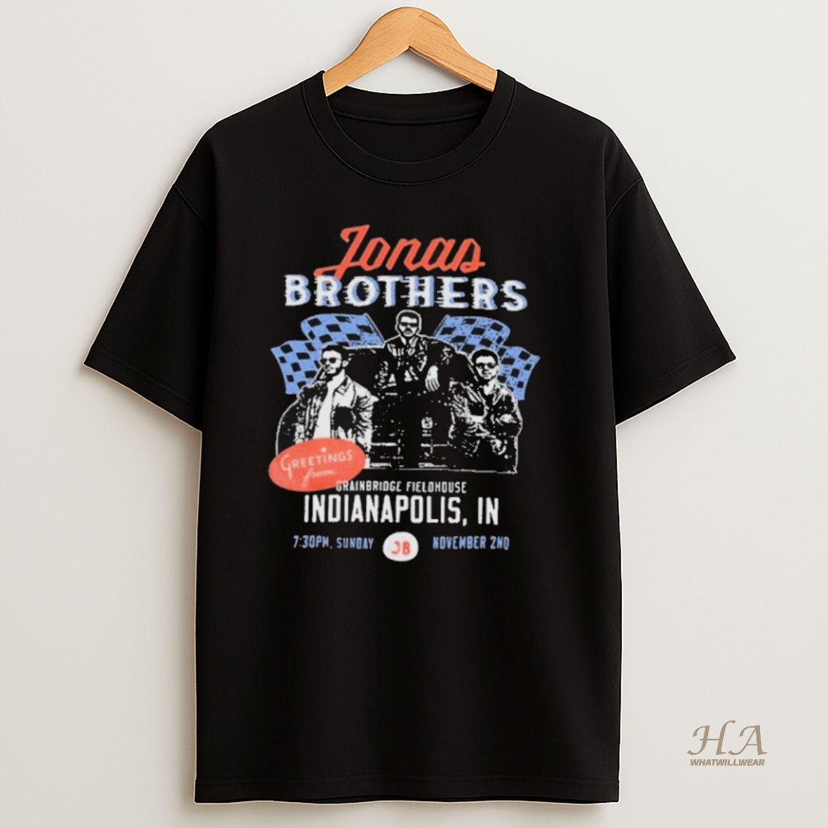 Official Jonas Brothers Dec 9 2025 Indianapolis In Little Rock Ar Shirt