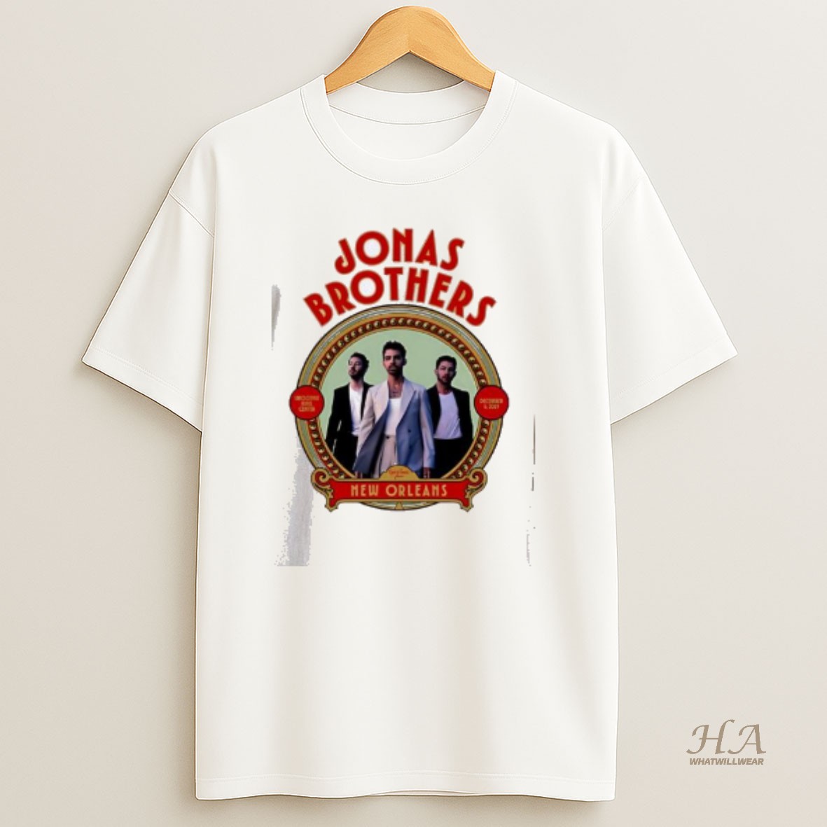 Official Jonas Brothers New Orleans Vintage T Shirt