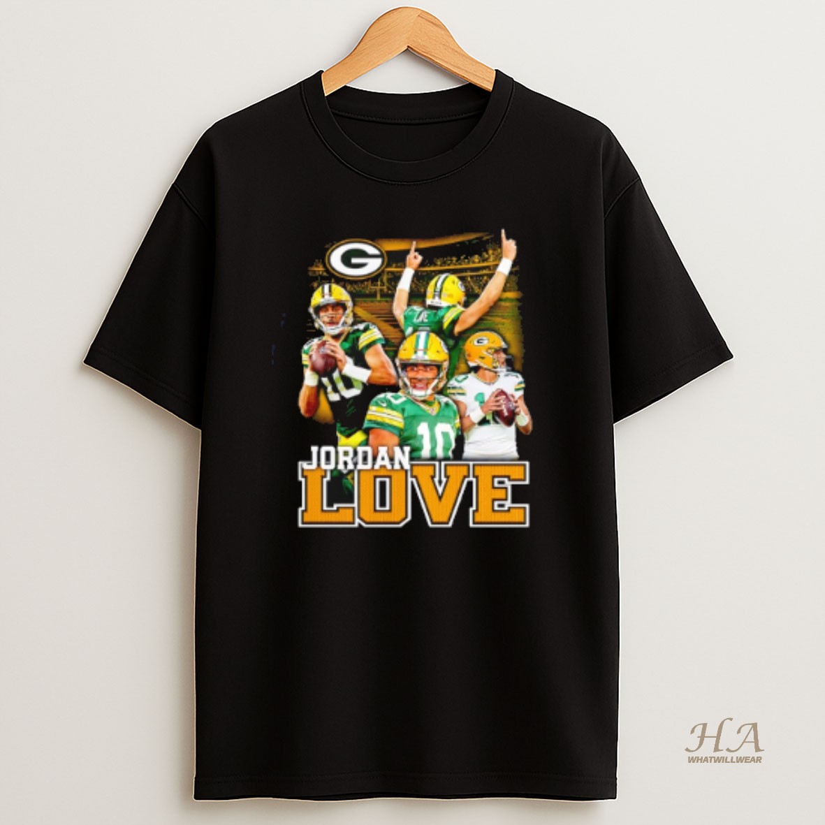 Official Jordan Love Green Bay Packers Notorious Graphic T Shirt