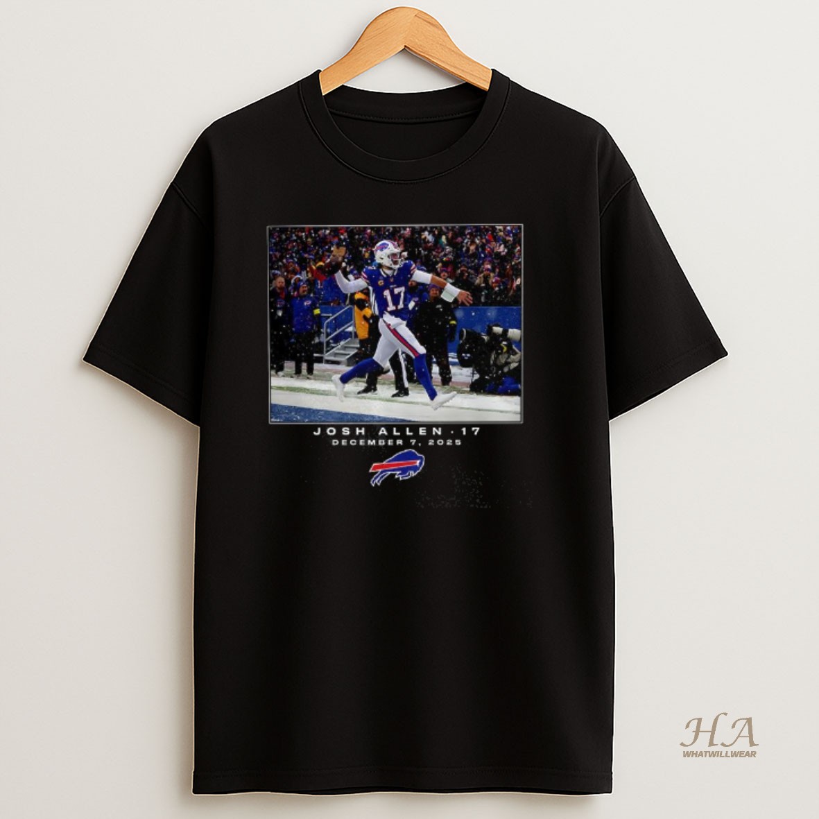 Official Josh Allen Buffalo Bills Nfl Week 14 2025 Moment T Shirt