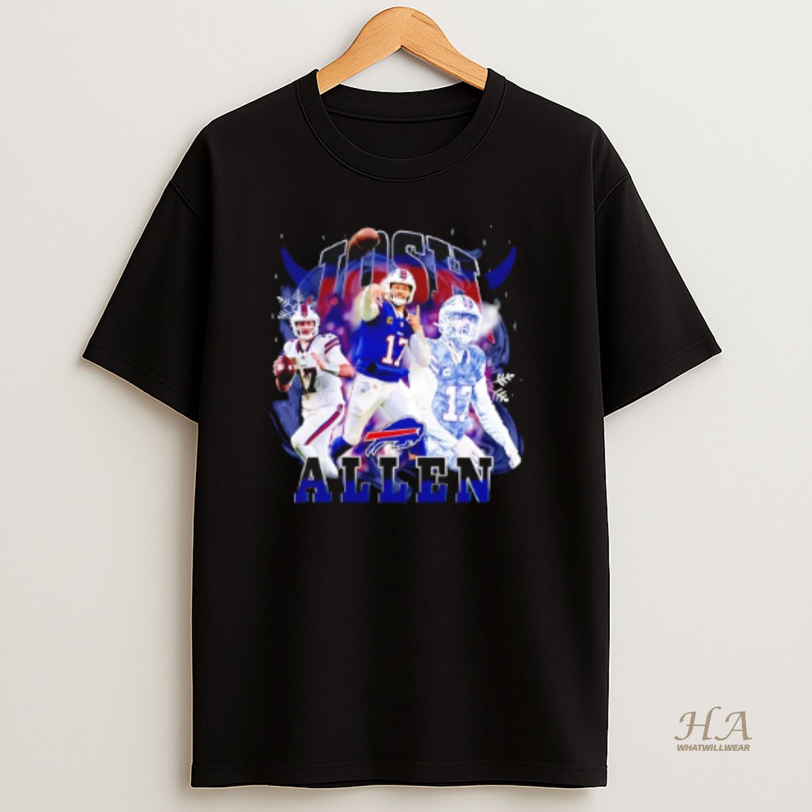 Official Josh Allen Buffalo Bills Notorious Graphic T Shirt