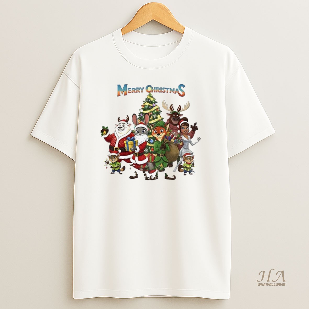 Official Judy Hopps Nick Wilde And Friends Zootopia Christmas Shirt