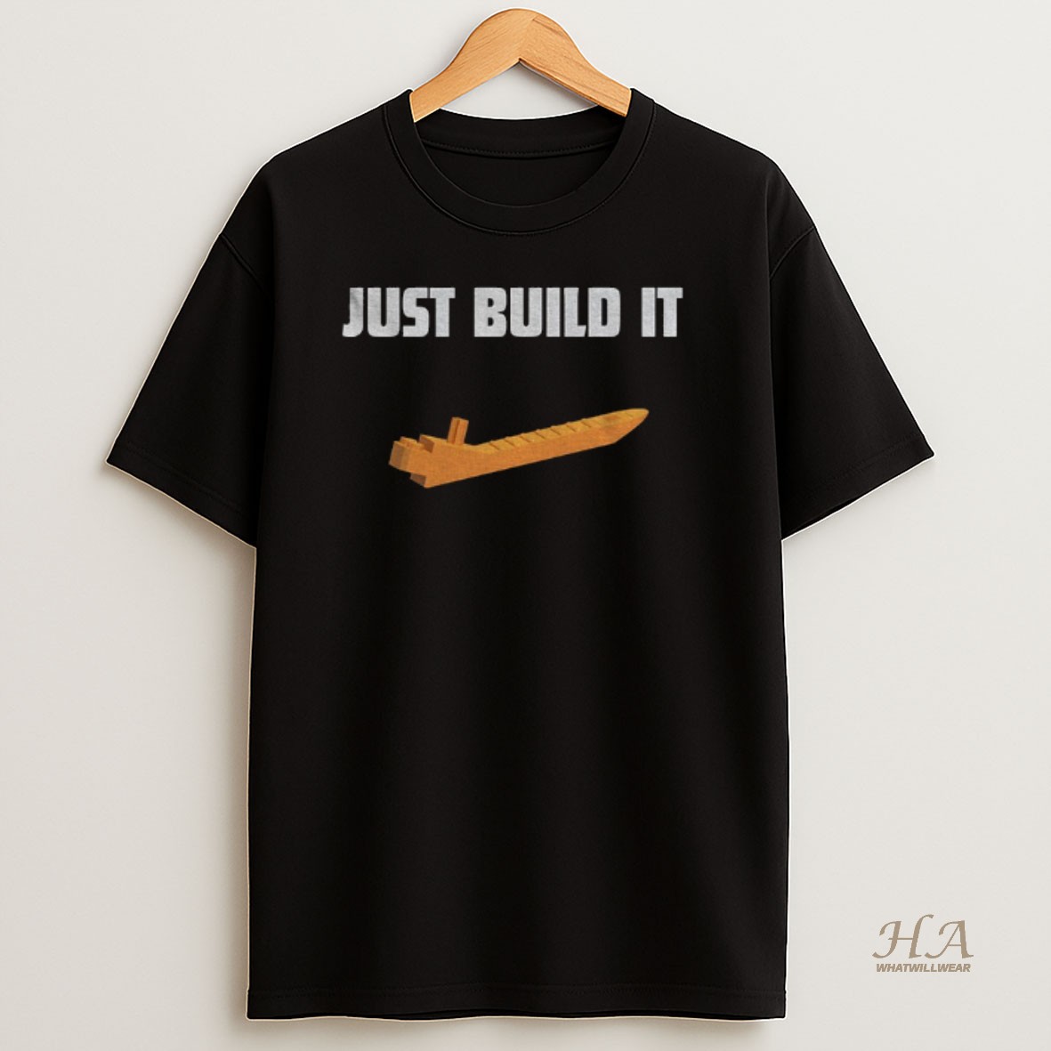 Official Just Build It Nike Just Do It Parody Logo Shirt