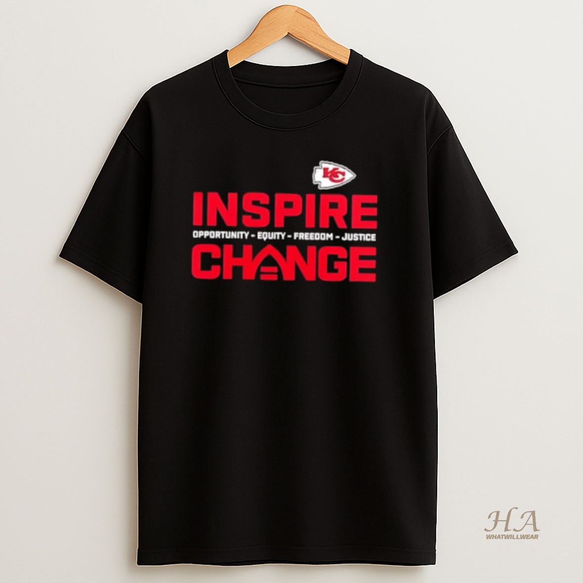 Official Kansas City Chiefs Inspire Change Freedom Justice 2025 T Shirt