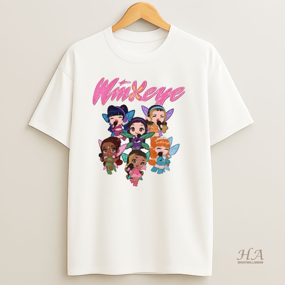 Official Katseye Winx Eye Chibi Graphic Shirt