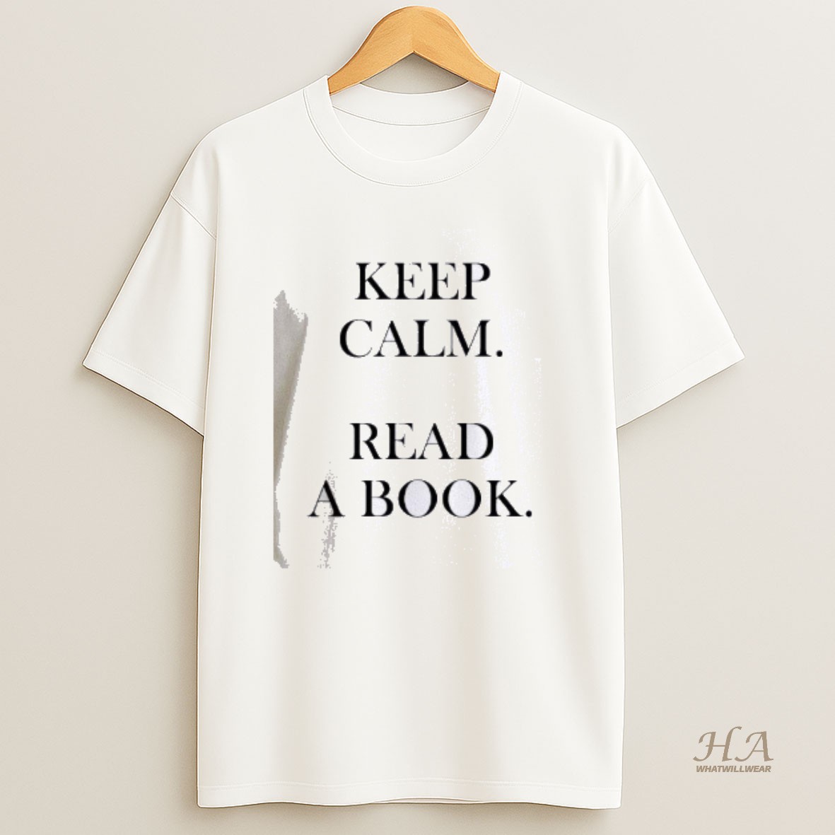 Official Keep Calm Read A Book Text Simple T Shirt