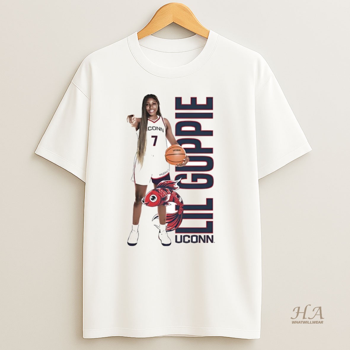 Official Kelis Fisher Lil Guppie Uconn Huskies Shirt
