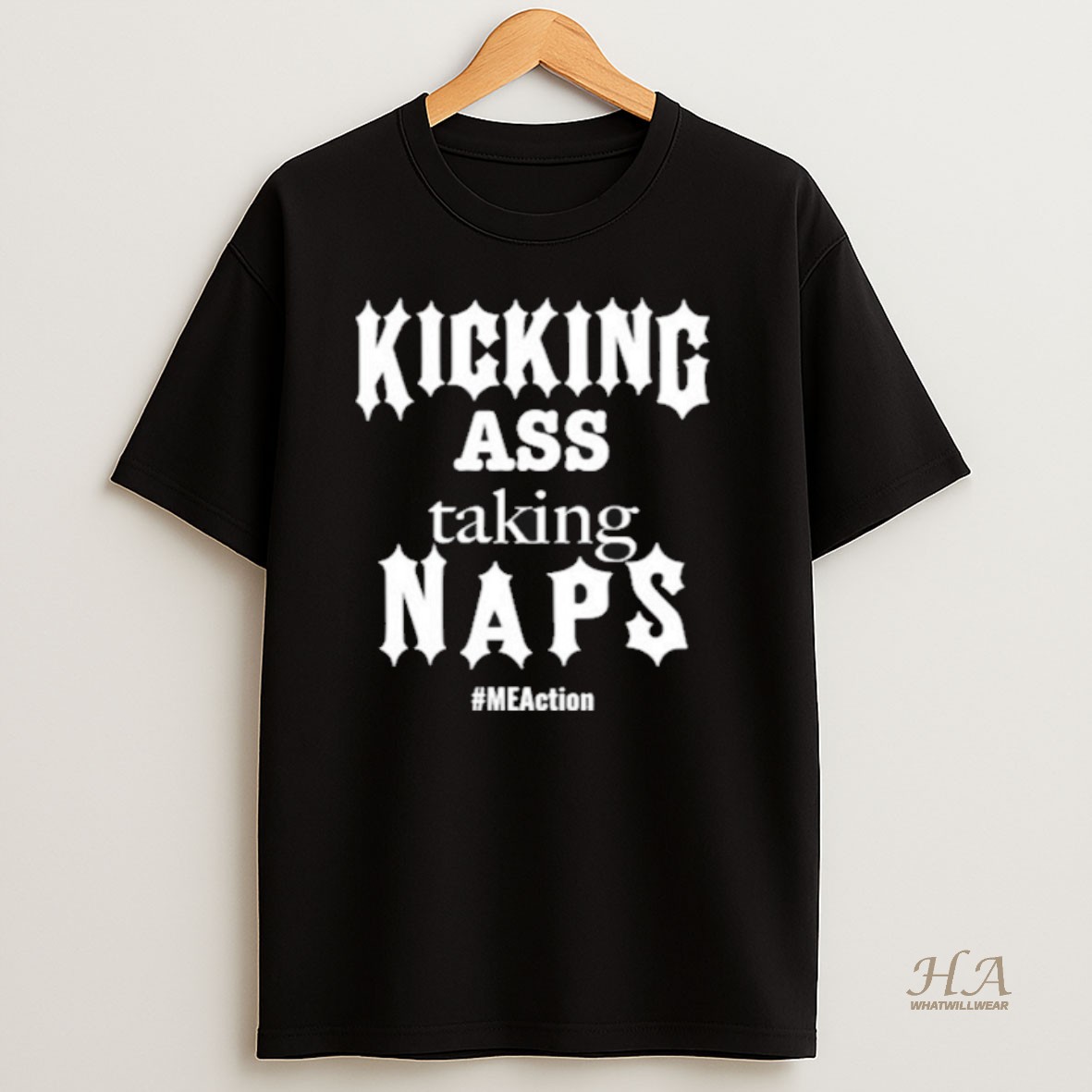 Official Kicking Ass Taking Naps Meaction T Shirt