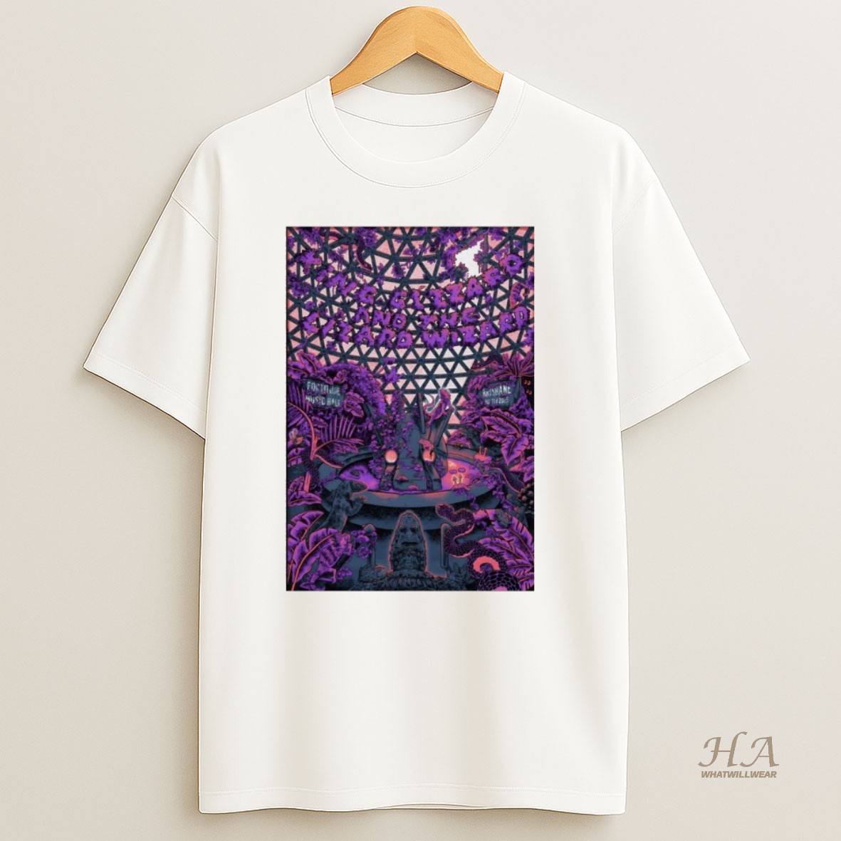 Official King Gizzard And The Lizard Wizard Fortitude Music Hall Brisbane Aus December 7 2025 T Shirt
