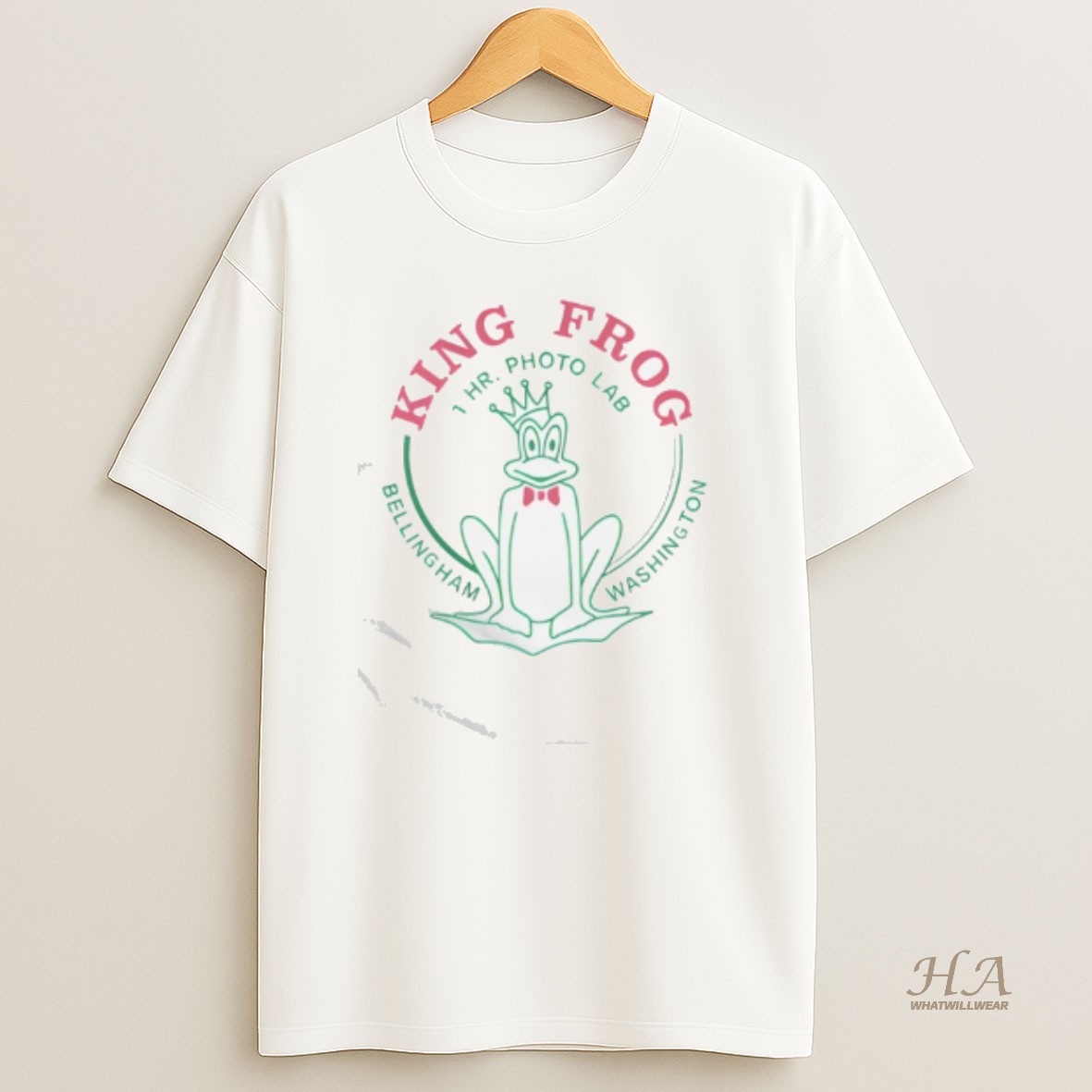 Official King Frog 1 Hour Photo Lab Bellingham T Shirt