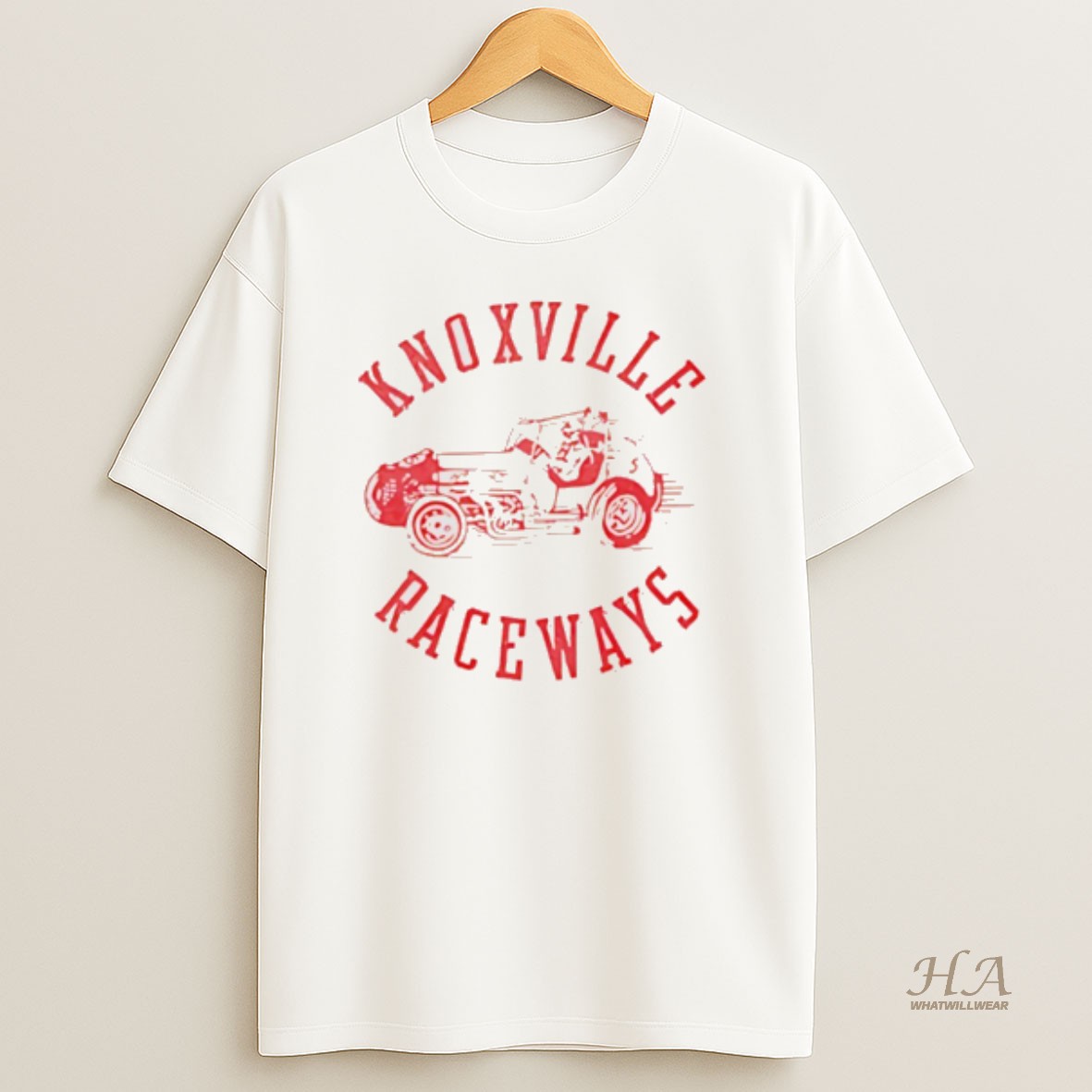 Official Knoxville Race Ways 1975 T Shirt