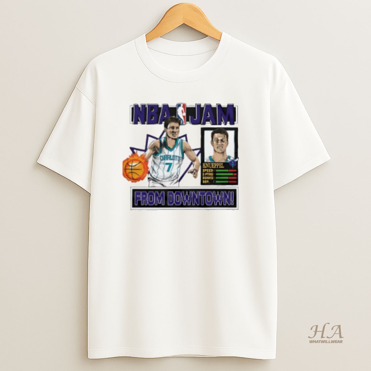 Official Kon Knueppel Charlotte Hornets Nba Jam T Shirt