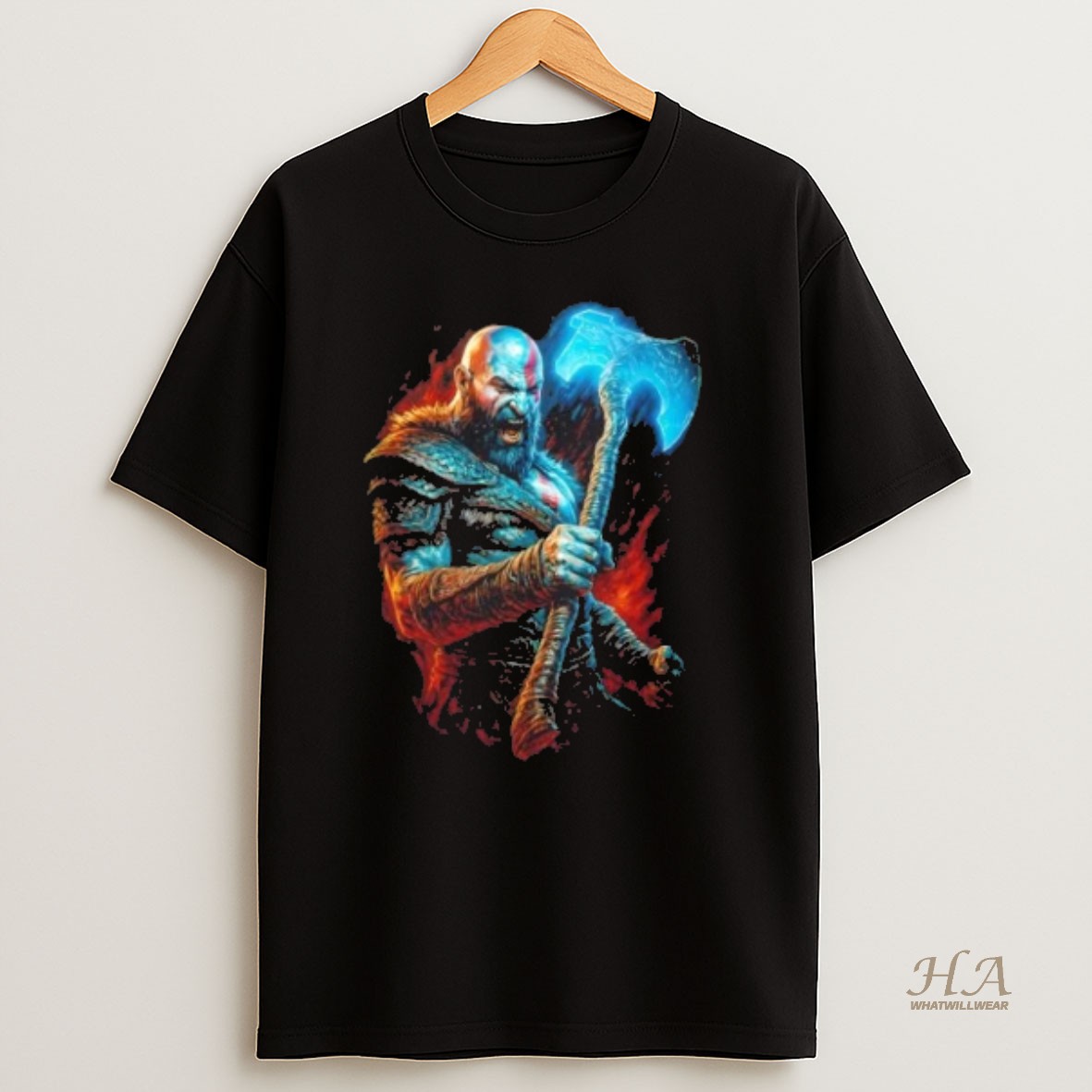Official Kratos Leviathan Axe Graphic T Shirt
