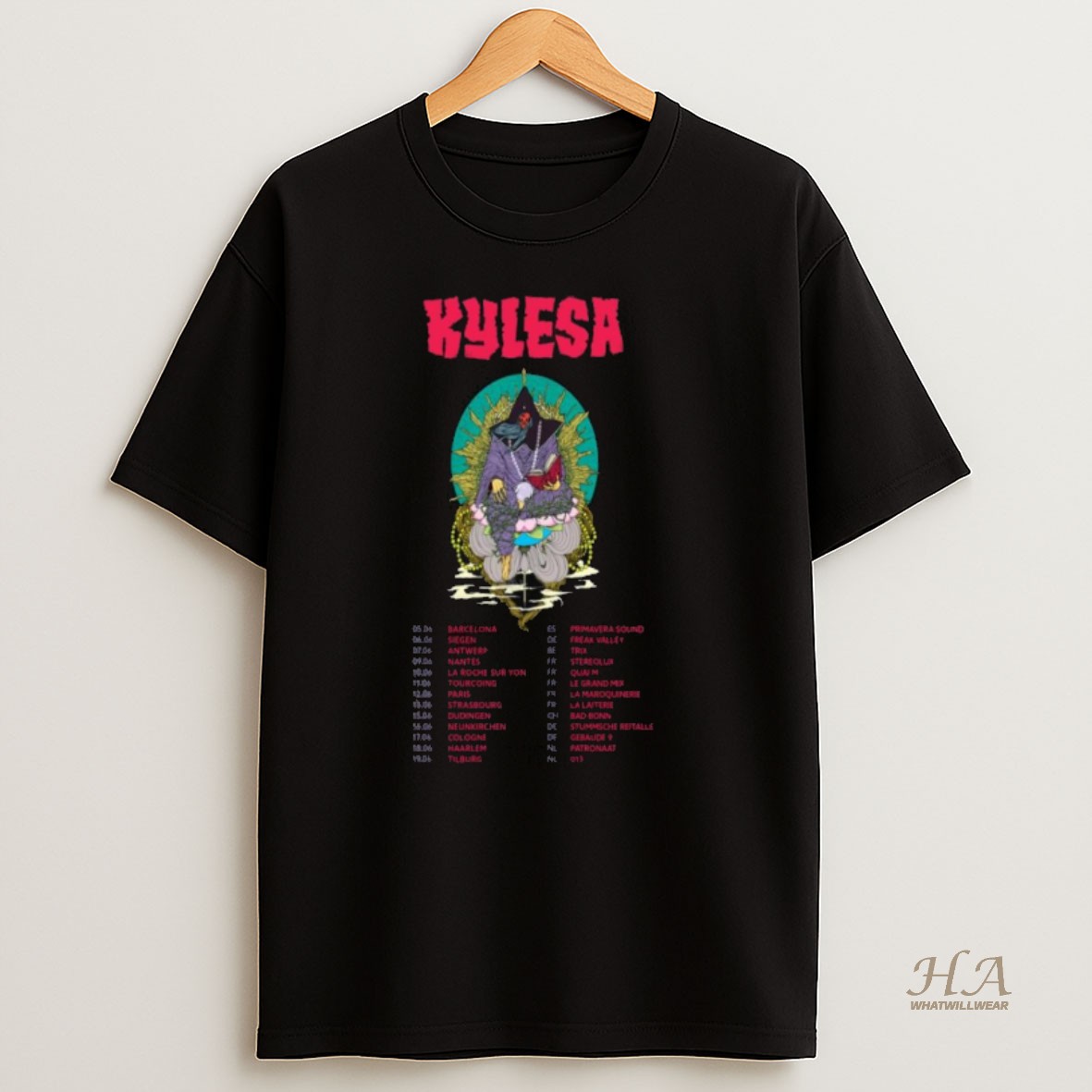 Official Kylesa Band June Tour 2026 T Shirt