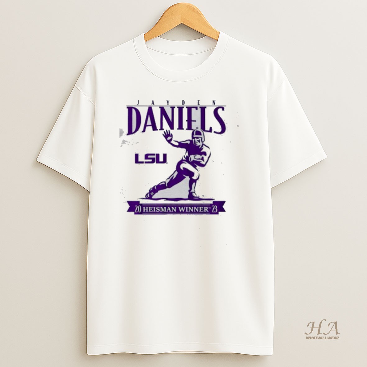 Official Lsu Football Jayden Daniels Heisman Winner 2023 T Shirt