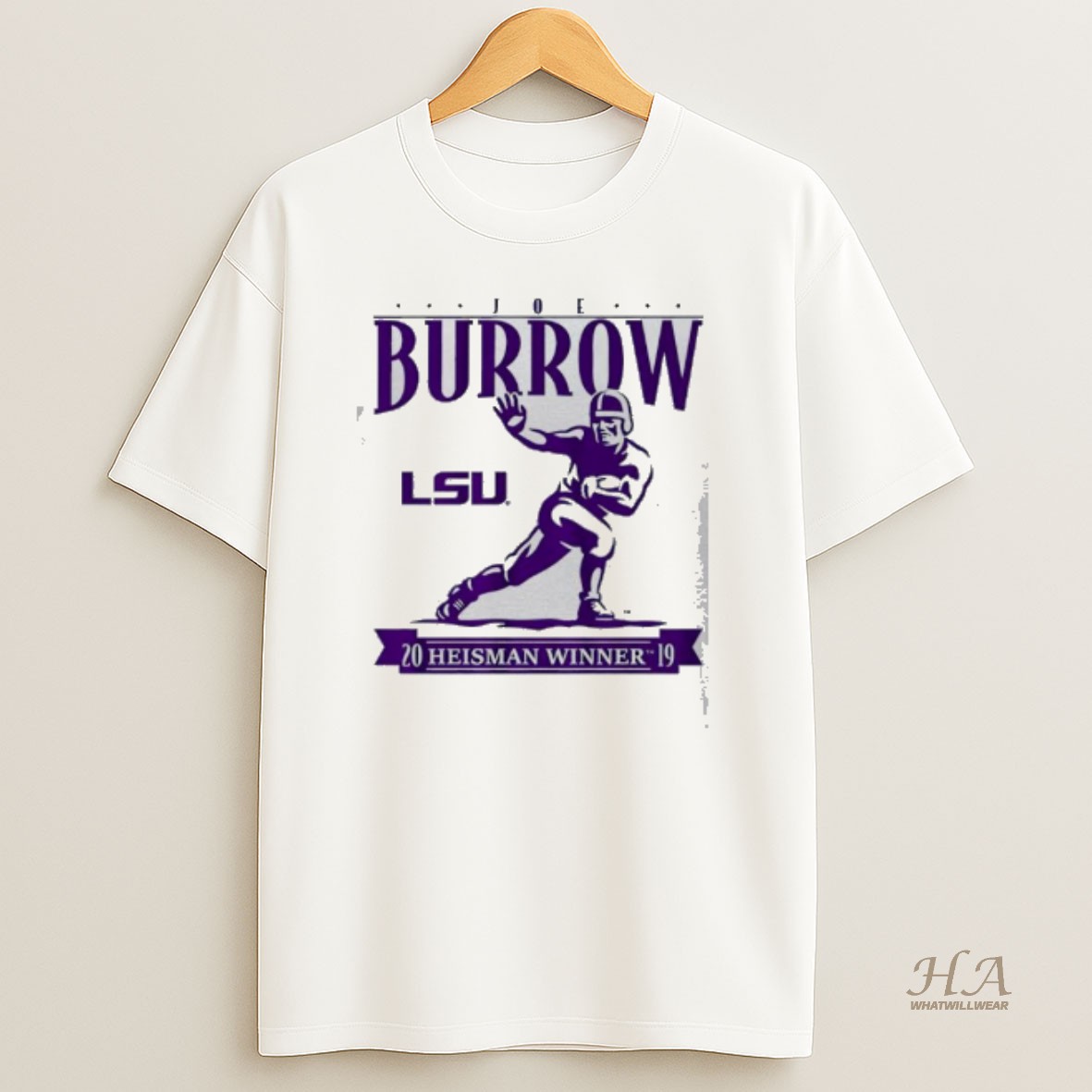 Official Lsu Football Joe Burrow Heisman Winner 2019 T Shirt
