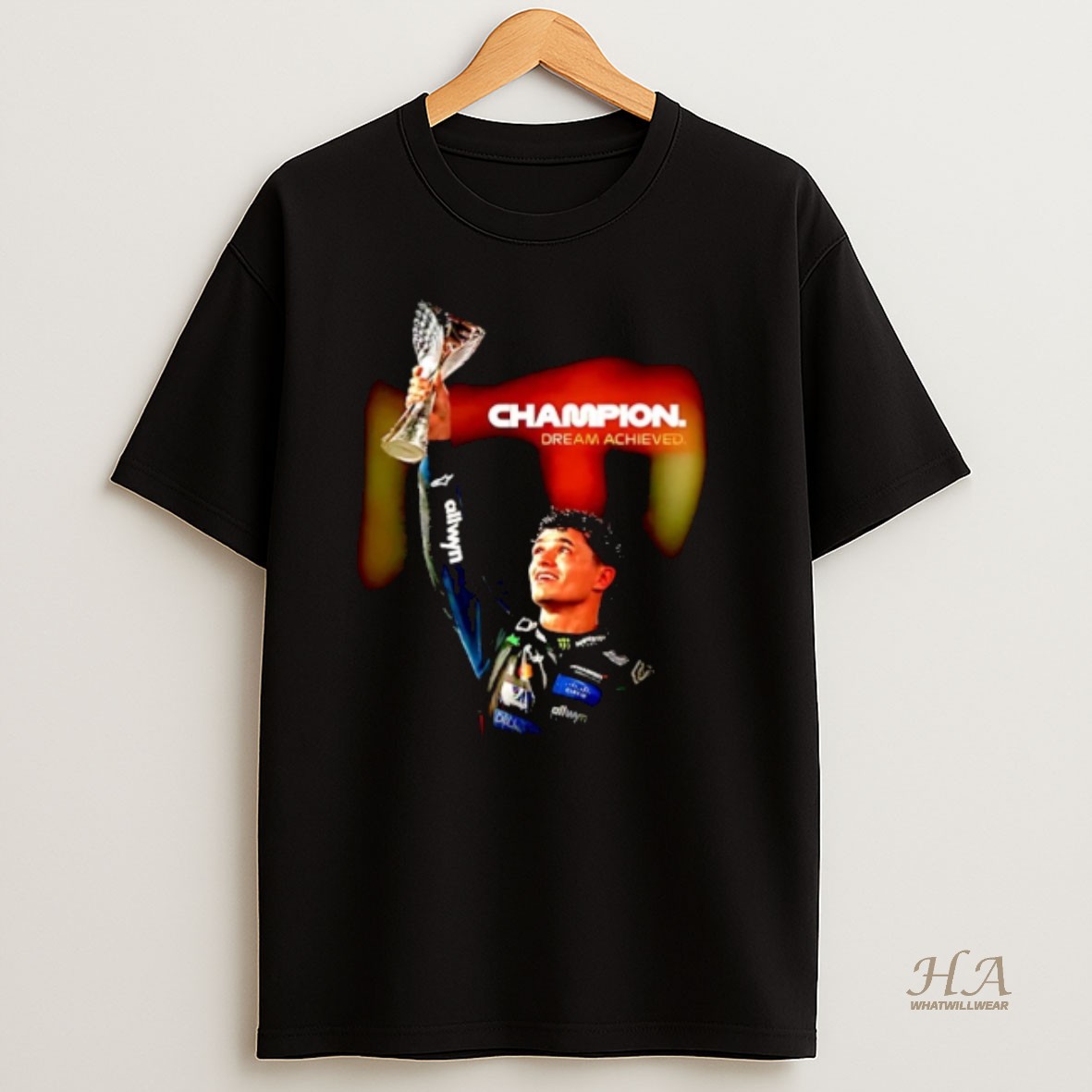 Official Lando Norris World Champion 2025 Dream Achieved Christmas T Shirt