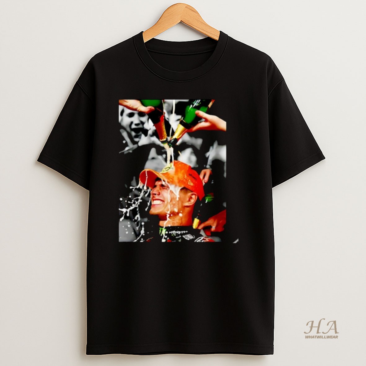 Official Lando Norris World Champion 2025 Celebration Signature Christmas T Shirt
