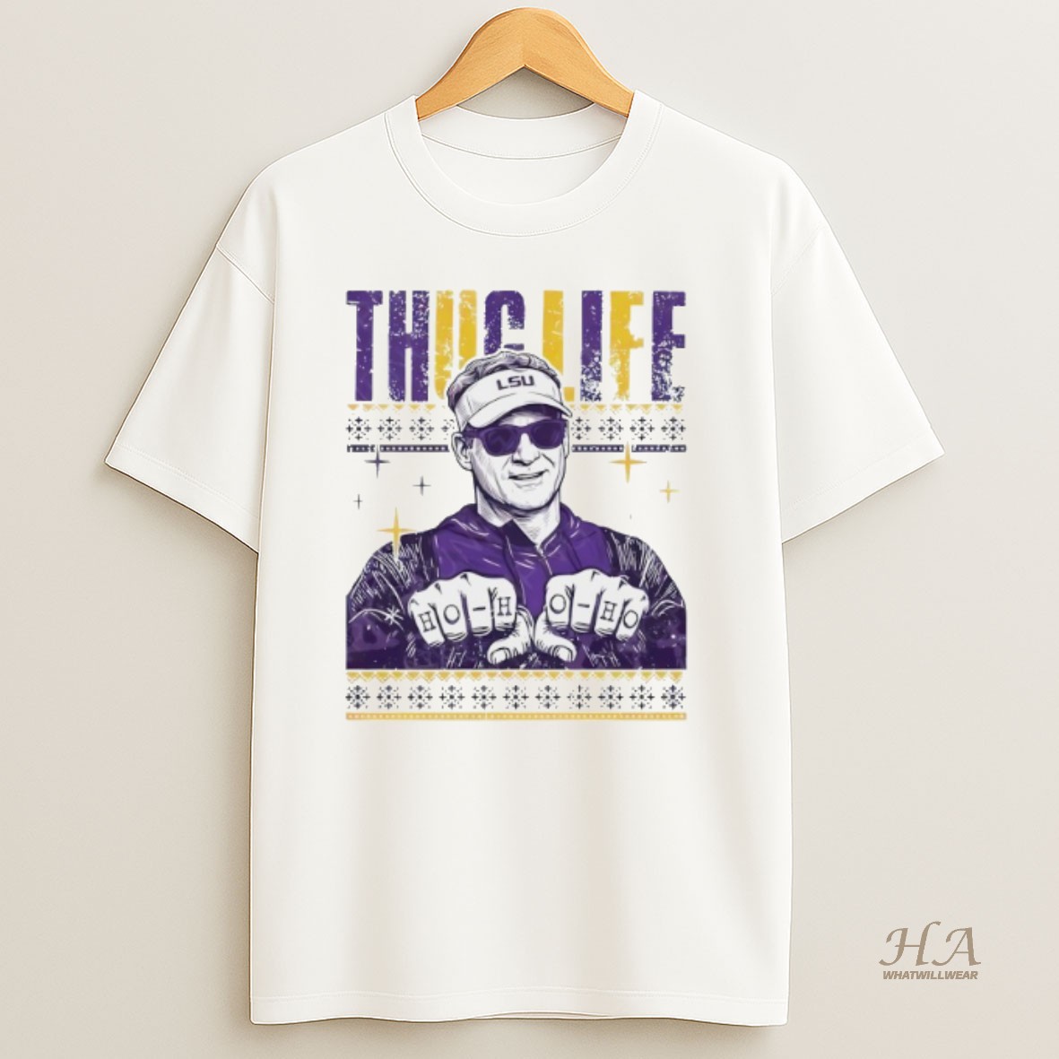 Official Lane Kiffin Thug Life Christmas Shirt