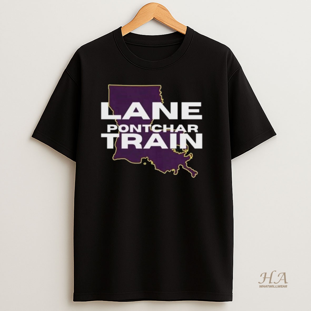 Official Lane Pontchar Train Lsu Tigers Football Long Sleve Shirt