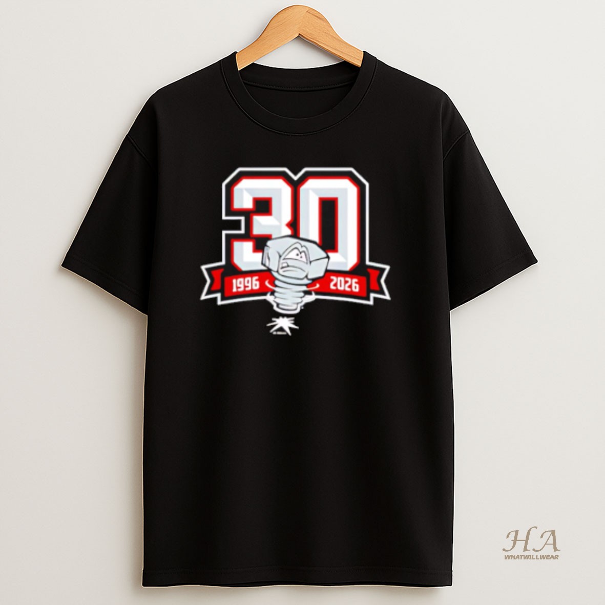 Official Lansing Lugnuts 30th Anniversary 1996 2026 Logo T Shirt