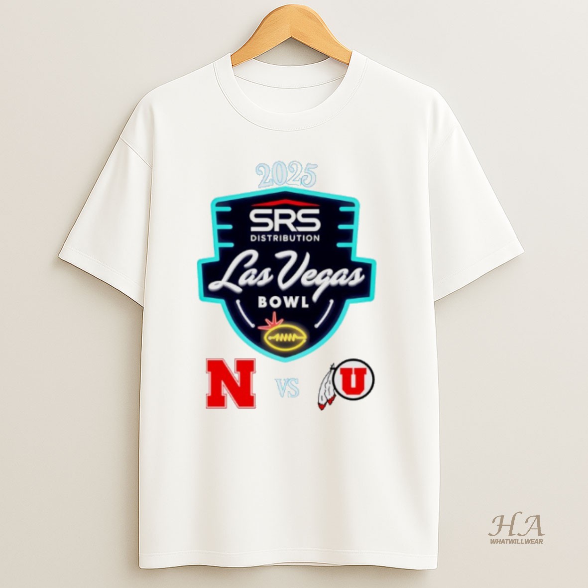 Official Las Vegas Bowl 2025 Nebraska Vs Utah Shirt