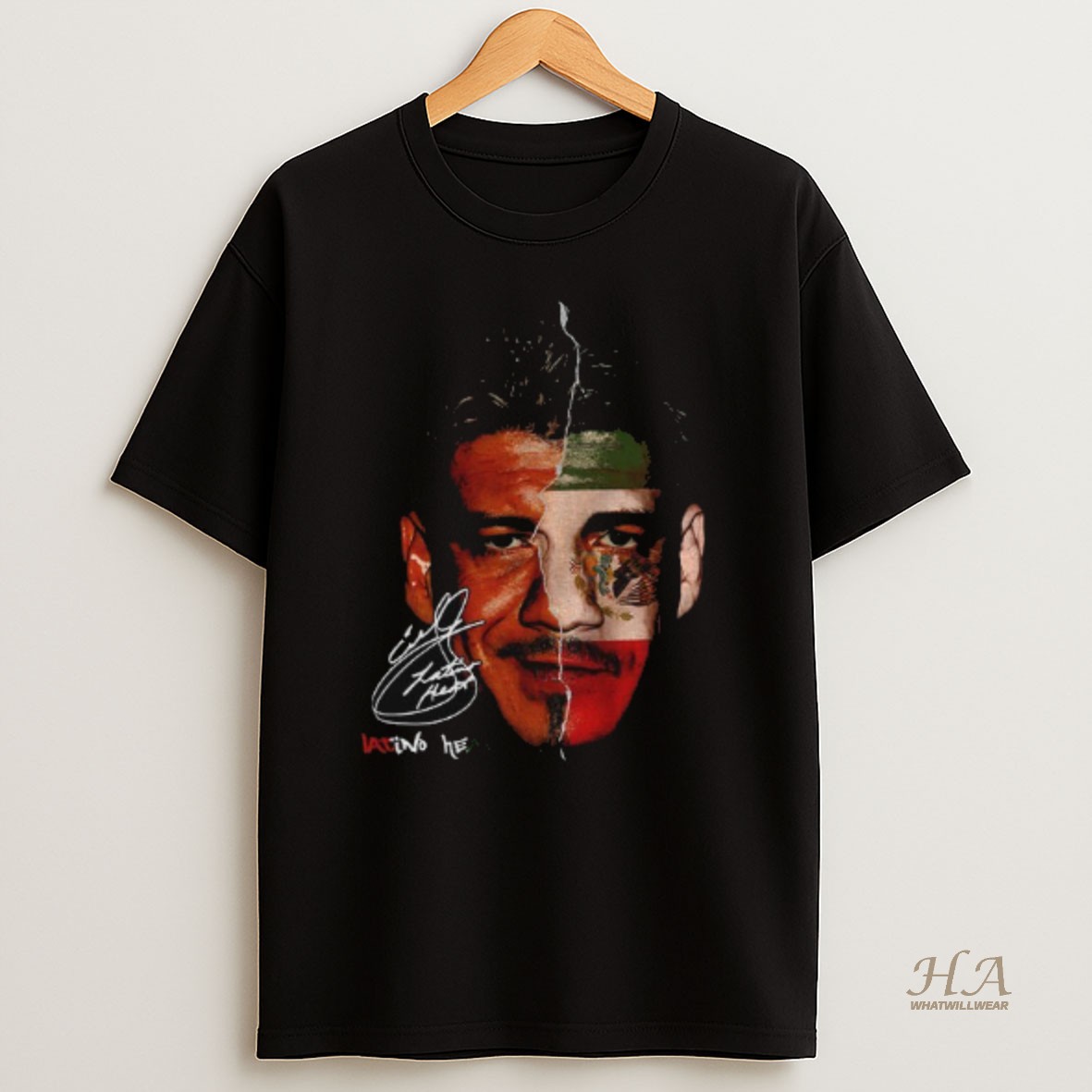 Official Latino Heat Eduardo Gory Eddie Guerrero Llanes Wwe Mexico Signature T Shirt