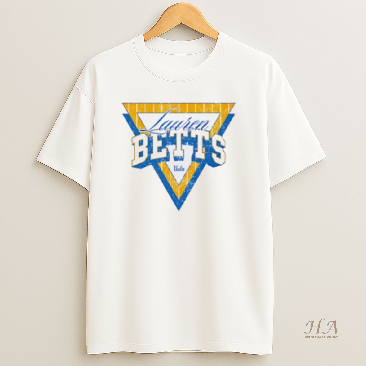 Official Lauren Betts Ucla Bruins Text Logo T Shirt