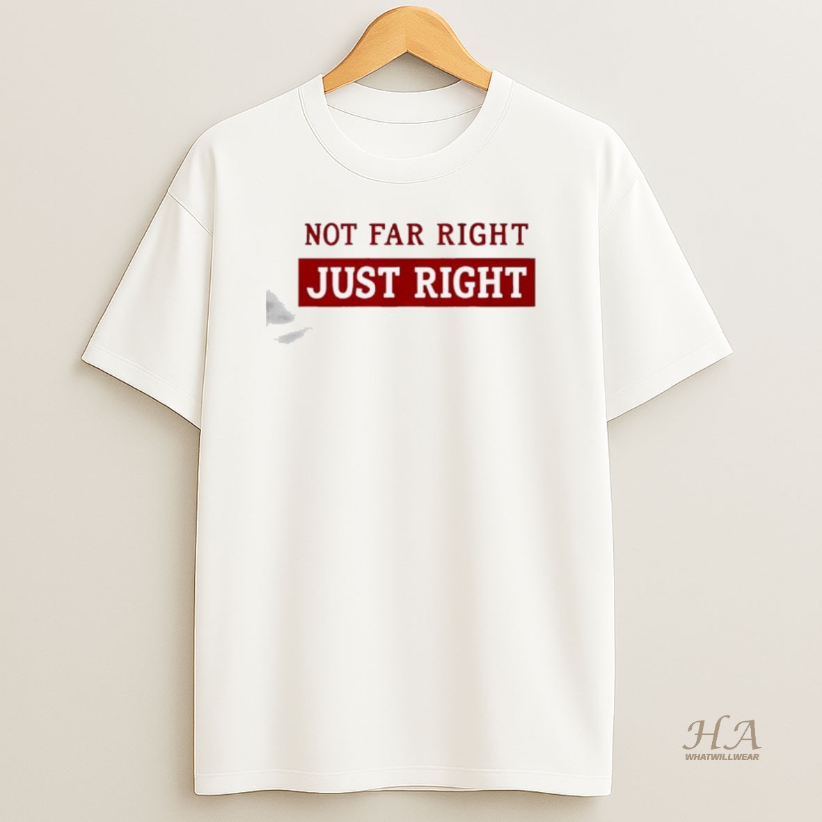 Official Leilani Dowding Not Far Right Just Right T Shirt