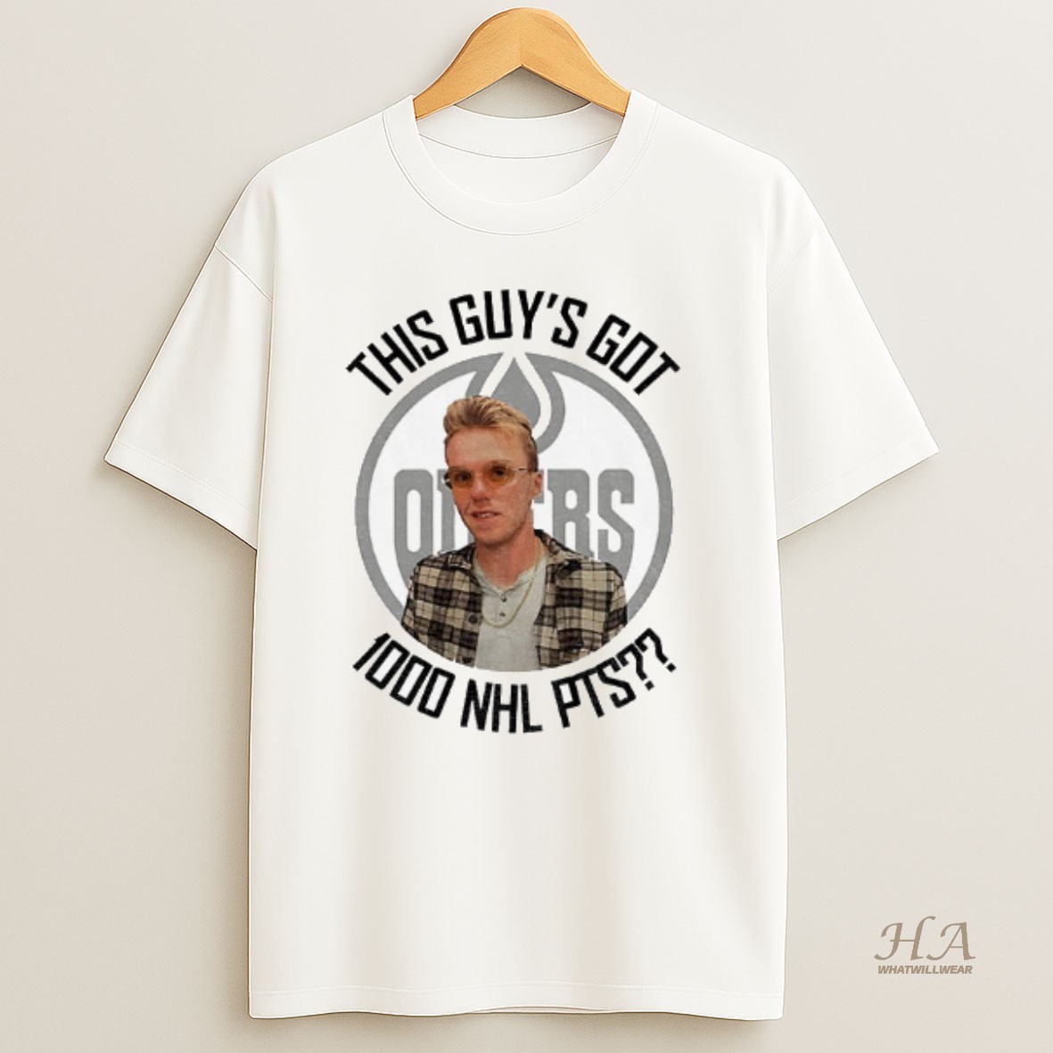 Official Leon Draisaitl Wearing Connor Mcdavid This Guys Got 1000 Nhl Points T Shirt