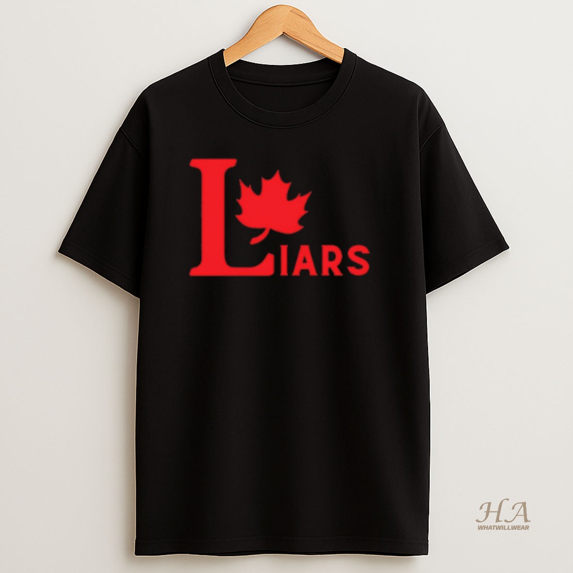 Official Liberal Liars Canadian Flag T Shirt